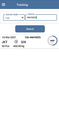 tracking page