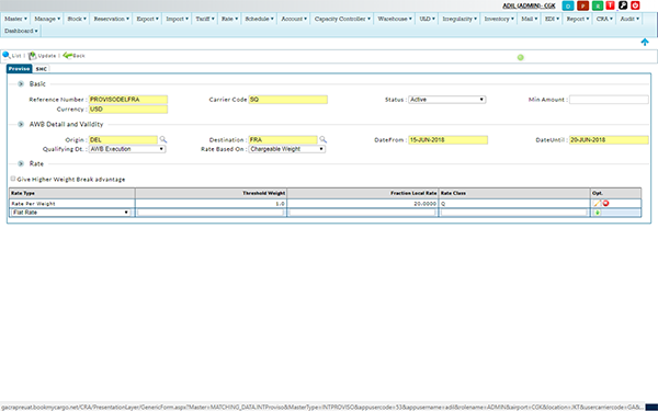 nGen CRA Cargo Revenue Accounting System image1