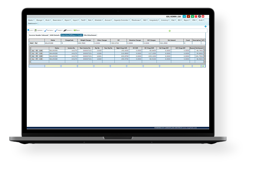 Cargo Revenue Accounting System
